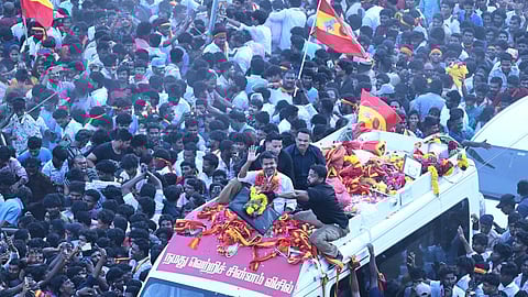 Vijay has appealed to the public to support his party TVK