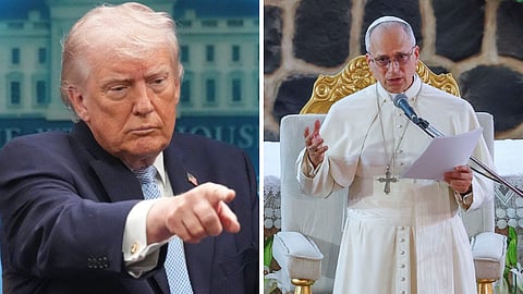 trump - pope leo