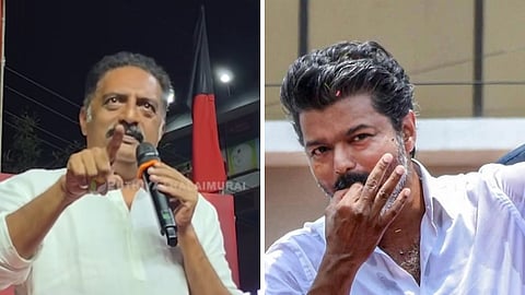 விஜயை விமர்சித்து பிரச்சாரம் செய்த நடிகர் பிரகாஷ் ராஜ்