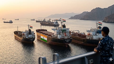 firing on 2 indian vessels in strait of hormuz