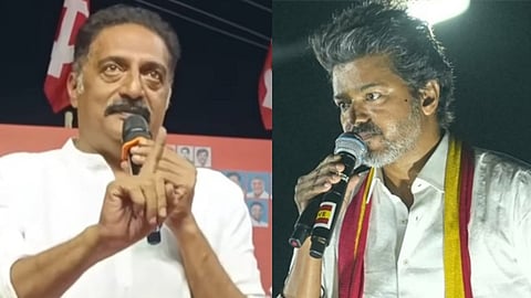 Actor Prakash raj jabs TVK Leader vijay