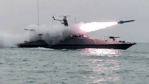 Iran launched drone attacks on American warships as US