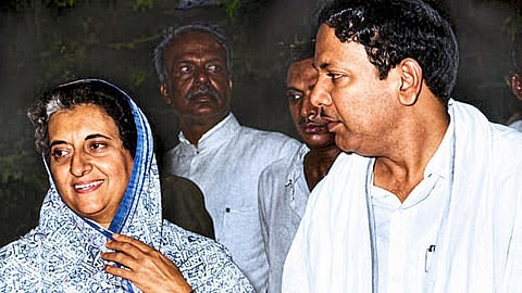 indira gandhi & karunanidhi