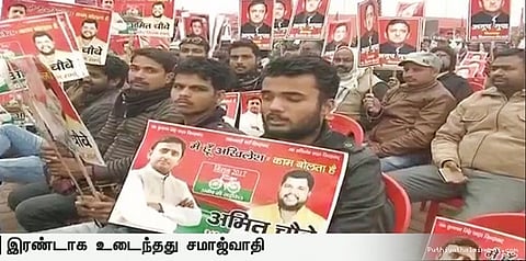 யாருக்கு பெரும்பான்மை... சமாஜ்வாதி கட்சியில் பலப்பரீட்சை