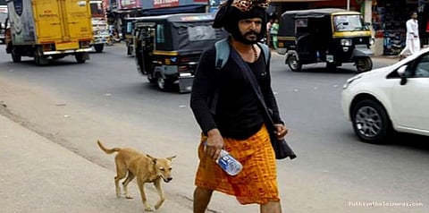 சபரிமலை பக்தருடன் 600 கி.மீ. பாதயாத்திரை சென்ற நாய்