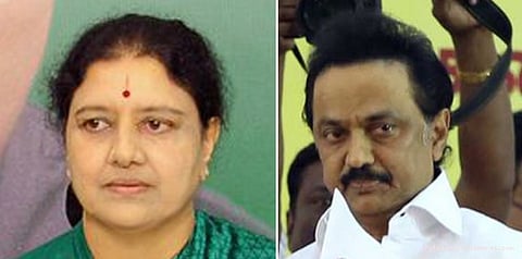 ஸ்டாலினைக் குற்றம்சாட்டும் சசிகலாவின் முதல் அறிக்கை