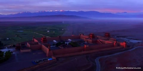 ஆளில்லா விமானம் மூலம் எடுக்கப்பட்ட சீன பெருஞ்சுவரின் அரிய புகைப்படங்கள்