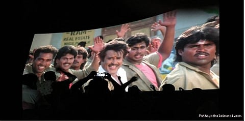 ரசிகர்களின் ஆரவாரத்தில் புதுப்பொலிவுடன் பாட்ஷா