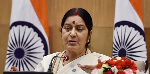 அமேசான் நிறுவனத்துக்கு எச்சரிக்கை விடுத்த சுஷ்மா சுவராஜ்