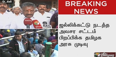 ஜல்லிக்கட்டு அவசர சட்டம்... தமிழக அரசு முடிவு