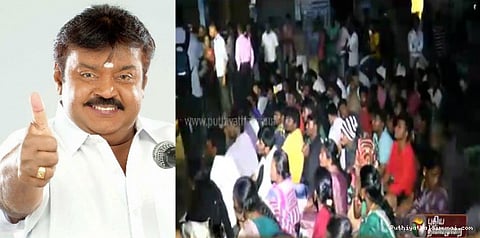 அறவழியில் போராடி வரும் மாணவர்களுக்கு தலை வணங்குகிறேன்... விஜயகாந்த்