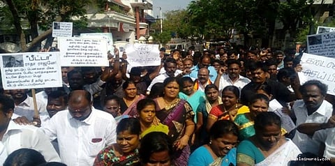 விலங்கு நல ஆர்வலர் ராதா ராஜன் வீடு முற்றுகை