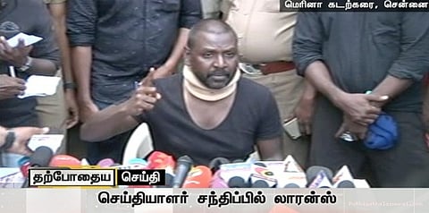 மாணவர்கள் கையில் இருந்தவரை போராட்டம் அமைதியாக இருந்தது: லாரன்ஸ்