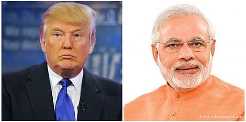 மோடியுடன் தொலைபேசியில் உரையாடும் ட்ரம்ப்