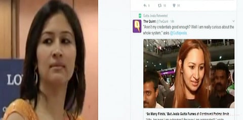 சிபாரிசு இருந்தால் தான் பத்ம விருதா..? ஜூவாலா கட்டா