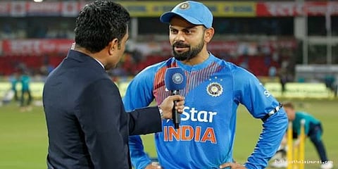 கைகளில் கருப்புப் பட்டையுடன் களமிறங்கிய இந்திய அணி வீரர்கள்