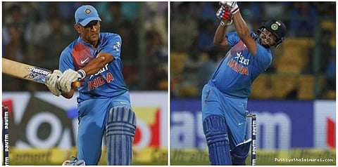 முதல் அரை சதத்தைப் பதிவு செய்த தோனி: இந்திய அணி 202 ரன்கள் குவிப்பு