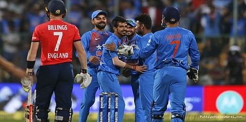 8 ரன்களுக்கு 8 விக்கெட்டுகளை இழந்த இங்கி.: தொடரை வென்றது இந்தியா