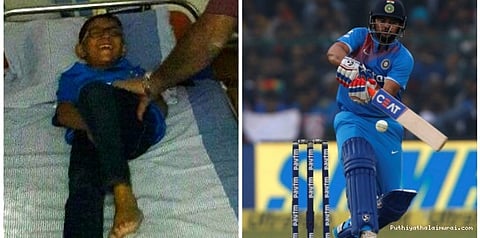 ரெய்னாவின் சிக்ஸரால் காயம்பட்ட சிறுவன்