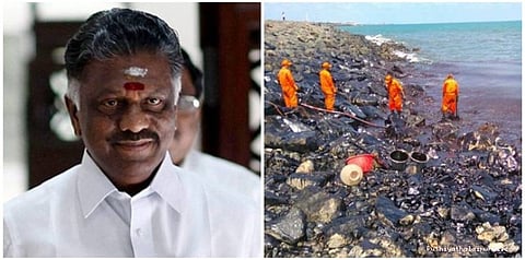 எண்ணெய் கசிவு: முதலமைச்சர் நேரில் ஆய்வு