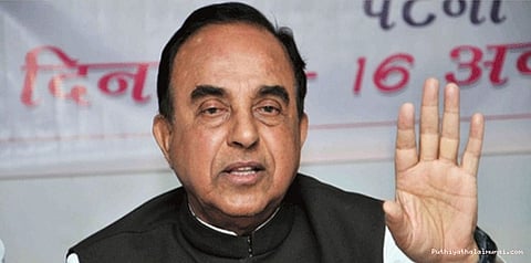 சசிகலாவை முதலமைச்சராக பதவிப் பிரமாணம் செய்ய வேண்டும்: சுப்பிரமணியன் சுவாமி