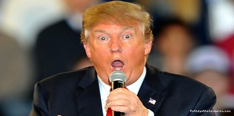 ட்ரம்ப்புக்கு பதில் டிவி நிகழ்ச்சி தொகுப்பாளர் படத்தை பிரசுரித்த பத்திரிக்கை