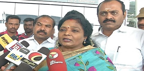 தமிழக மக்கள் காப்பாற்றப்பட்டார்கள்: தமிழிசை