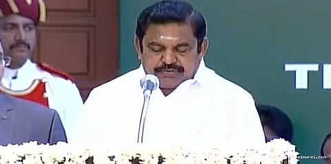 தமிழகத்தின் 13-வது முதலமைச்சரானார் எடப்பாடி பழனிச்சாமி