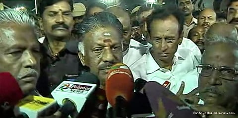 மக்கள் விரோத ஆட்சியை விலக்கும் வரை ஓயமாட்டோம்...உறங்கமாட்டோம்: ஓ.பன்னீர்செல்வம்