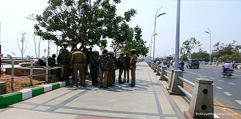 மீண்டும் போராட்டம் என பரவும் தகவல்: மெரினாவில் காவல்துறையினர் குவிப்பு