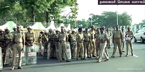 சட்டப்பேரவை வளாகத்தைச் சுற்றி அதிரடிப்படையினர் குவிப்பு