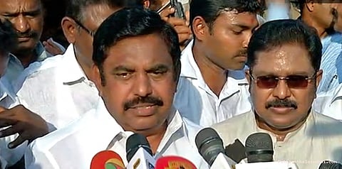 அதிமுக அரசை கலைக்கும் எண்ணத்தில் திமுக செயல்பட்டது... எடப்பாடி பழனிசாமி