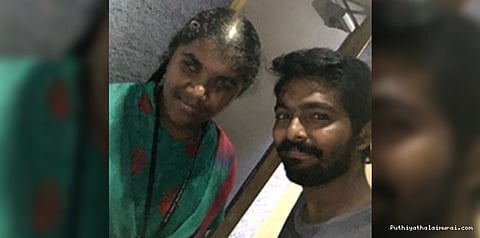 கண்பார்வையற்ற பெண்ணுக்கு வாய்ப்பு அளித்த ஜிவி..!