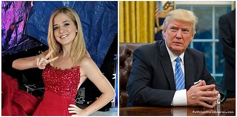 ட்ரம்பை சந்திக்க நேரம் கேட்ட பாடகி