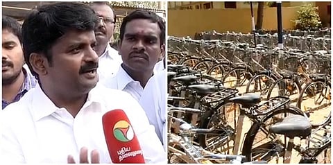 அமைச்சர் முன்னிலையில் அதிமுக-திமுகவினர் மோதல்