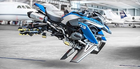 பறக்கும் மோட்டார் சைக்கிளைத் தயாரிக்கும் பிஎம்டபிள்யூ