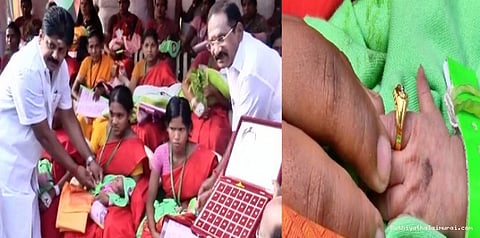ஜெயலலிதா பிறந்த நாளில் பிறந்த 30 குழந்தைகளுக்கு தங்க மோதிரம்