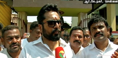 மருதுகணேசை சந்தித்தது தற்செயலானது: சரத்குமார்