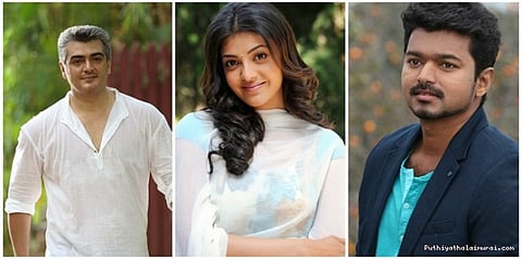 காமெடி விஜய், அமைதி அஜீத்: ஆச்சரியத்தில் ஹீரோயின்