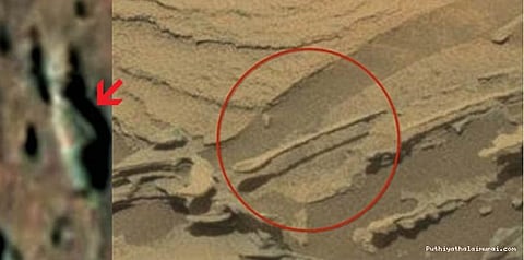 இங்க பார்றா..! செவ்வாய் கிரகத்தில் பீர் பாட்டில்?