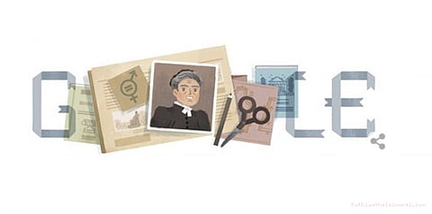 உலகின் முதல் பெண் பத்திரிகையாளரை சிறப்பித்த கூகுள்!