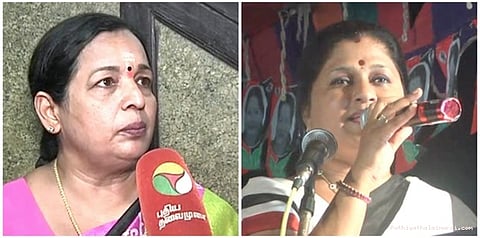 போகிற இடத்திலாவது விசுவசமாக இருங்கள்: நிர்மலாவுக்கு சி.ஆர்.சரஸ்வதி அறிவுரை