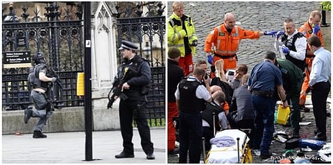 இங்கிலாந்து நாடாளுமன்றம் அருகே துப்பாக்கிச் சூடு: 2 பேர் உயிரிழப்பு