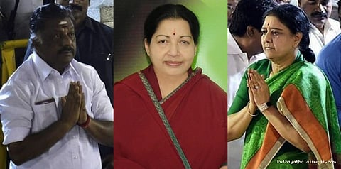 சசிகலாவுக்கு அம்மா; ஓ.பி.எஸ்க்கு புரட்சி தலைவி அம்மா