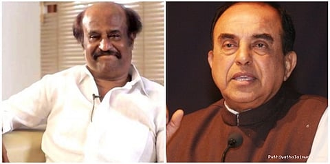 ரஜினிகாந்த் இலங்கை சென்றால் பாராட்டலாம்: சுப்பிரமணியன் சுவாமி