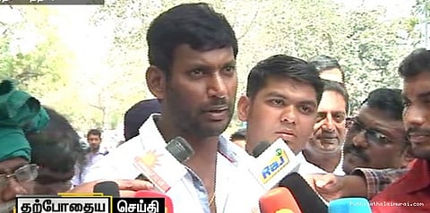 விவசாயிகளுக்காக கலை நிகழ்ச்சி: விஷால் தகவல்