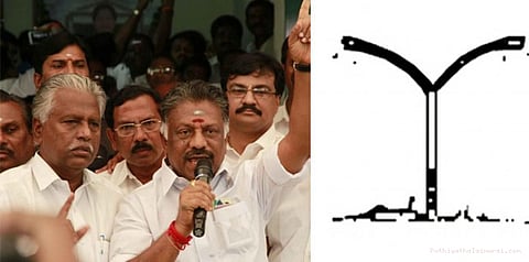 ஒரு விளக்கு எம்.ஜி.ஆர், ஒரு விளக்கு ஜெயலலிதா: சின்னம் பற்றி ஓபிஎஸ்