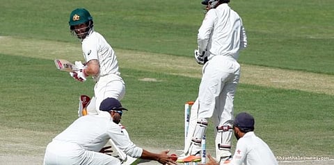 தர்மசாலா டெஸ்ட்: குழப்பத்தை ஏற்படுத்திய விஜயின் கேட்ச்