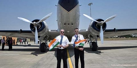 இந்தியா வந்த உலகின் பழமையான விமானம்