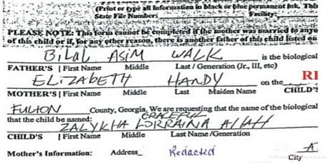 குழந்தைக்கு 'அல்லா' என பெயர் வைக்க மறுத்த அமெரிக்க அரசு